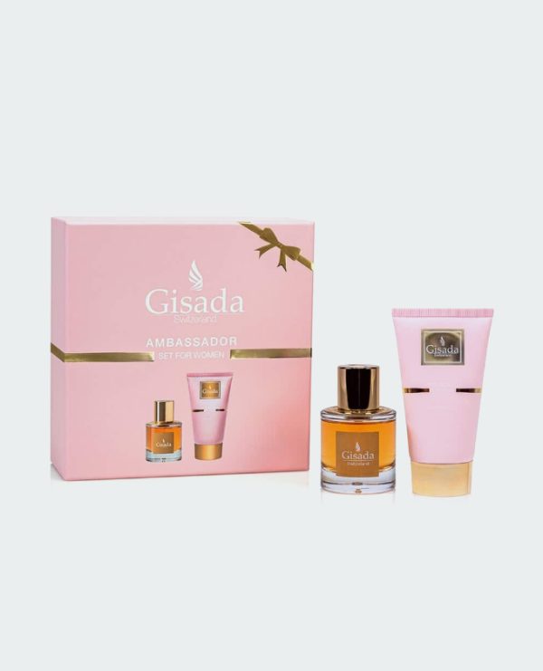 حزمة  GISADA AMBASSADOR WOMEN GS EDP 50 ML + SG