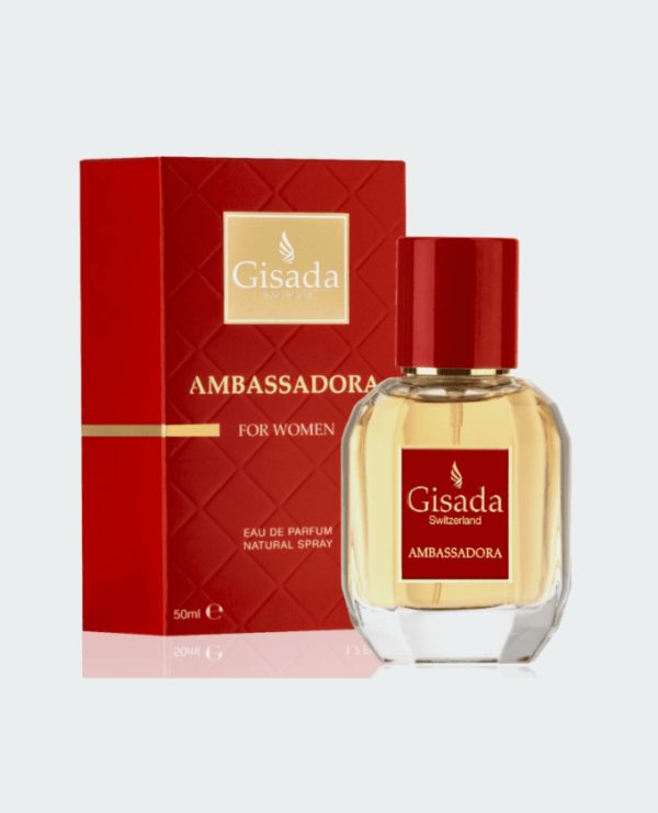 عطر GISADA AMBASSADOR RED WOMEN EDP 50 ML