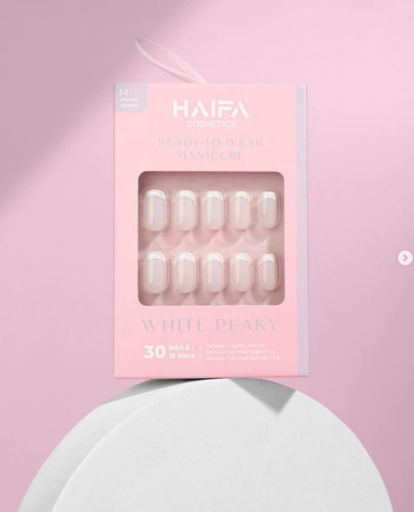 أظافر Haifa Cosmetics - White Peaky