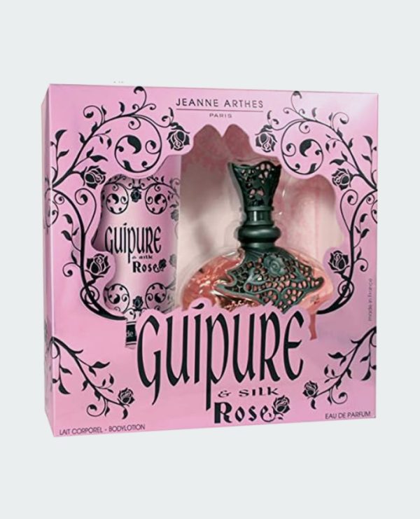 حزمةJEANNE ARTHES GUIPURE & SILK GS EDP 100ML + DEO SPRAY