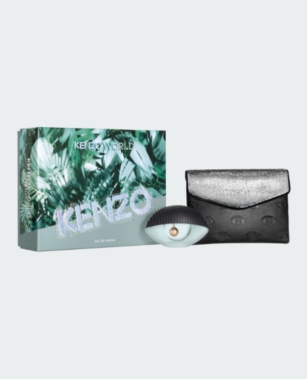 عطر KENZO WORLD EDP SET 50 ML+ POUCH