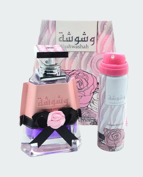 حزمة عطور  Lattafa - Perfume Washwashah EDP 100ml + Deodorant Spray 50 ml