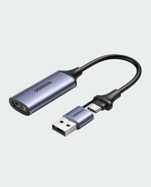 وصلة تسجيل الفيديو (UGREEN - HDMI TO (USB+TYPE C