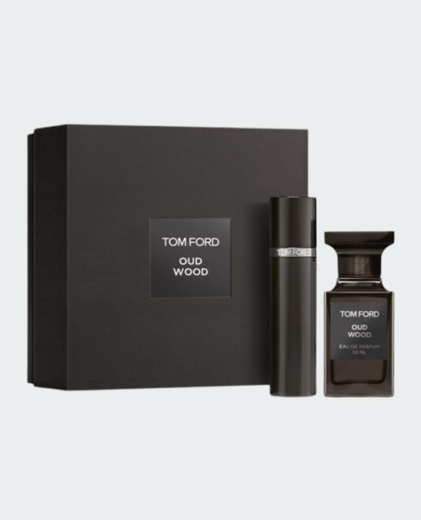 حزمة عطور TOM FORD OUD WOOD EDP 50ML + Travel Spray 10ML