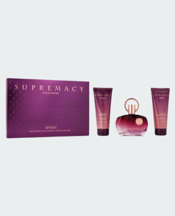 حزمة عطر Afnan Supremacy EDP 100ML+ Shr Gel 100ML + BL 100ML