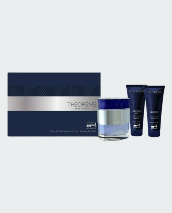 حزمة عطر Rue Broca Theoreme Men Shr EDP 90ML + Gel 100ML + After Shave 100ML