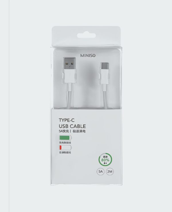 كابل شحن MINISO - USB TO TYPE - C